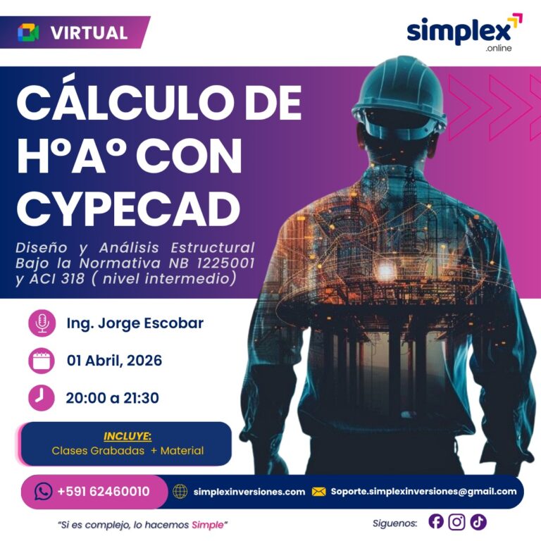 CÁLCULO DE HA CON CYPECAD: Diseño y Análisis Estructural Bajo la Normativa NB 1225001 y ACI 318 (nivel intermedio)