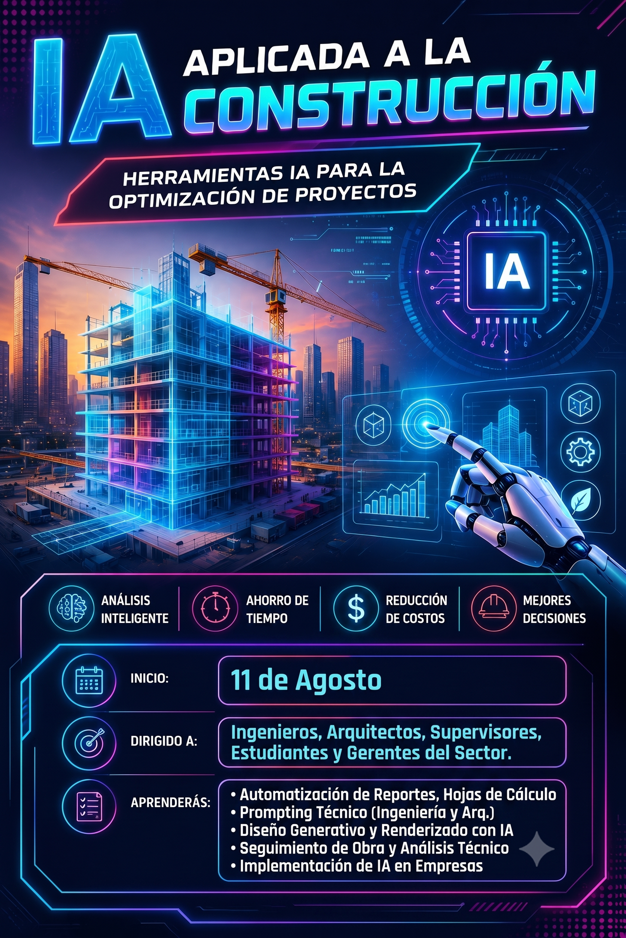 IA APLICADA A LA CONSTRUCCIÓN: Herramientas IA para la optimización de Proyectos