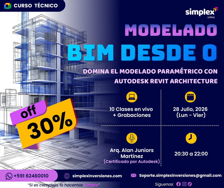 MODELADO BIM DESDE 0: domina el modelado paramétrico con Revit